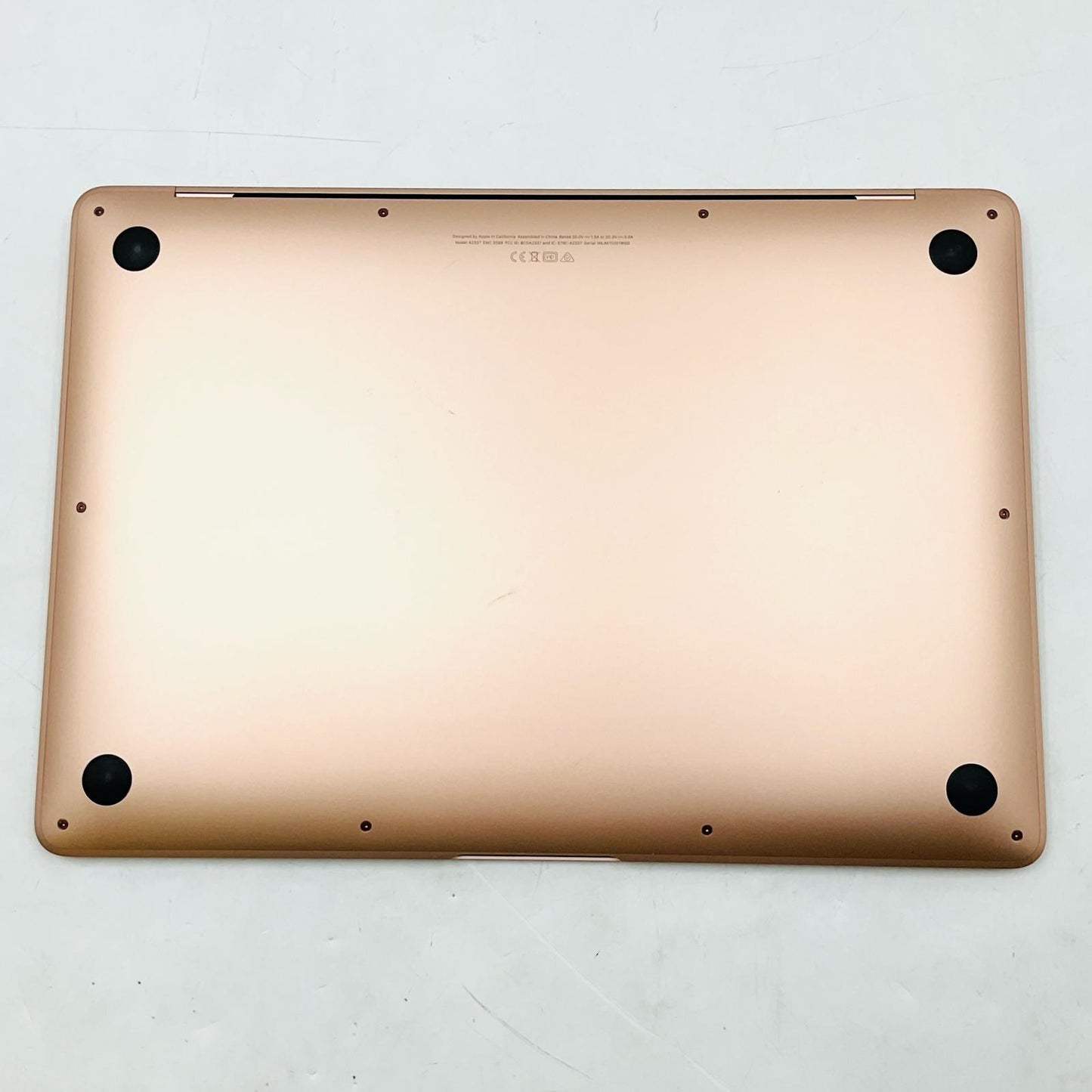 【全額返金保証】【最速発送】Apple MacBook Air 13.3インチ 2020 M1 8コア 8GB SSD 512GB ゴールド 100% 美品 動作確認済