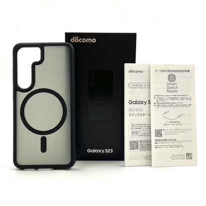 【全額返金保証】【最速発送】SAMSUNG Galaxy Galaxy　S23 256GB ブラック docomo SIMフリー SC-51D 白ロム 動作確認済