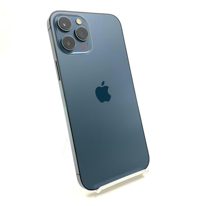 【全額返金保証】【最速発送】Apple iPhone iPhone 12 Pro Max 256GB パシフィックブルー docomo SIMフリー 白ロム 動作確認済 79%