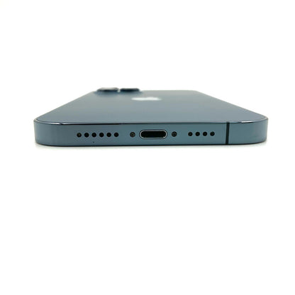 【全額返金保証】【最速発送】Apple iPhone iPhone 12 Pro Max 256GB パシフィックブルー docomo SIMフリー 白ロム 動作確認済 79%