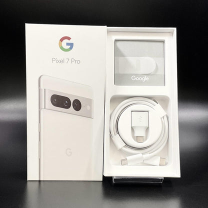 【全額返金保証】【最速発送】Google Pixel 7 Pro 128GB Snow SIMフリー GFE4J 白ロム 動作確認済