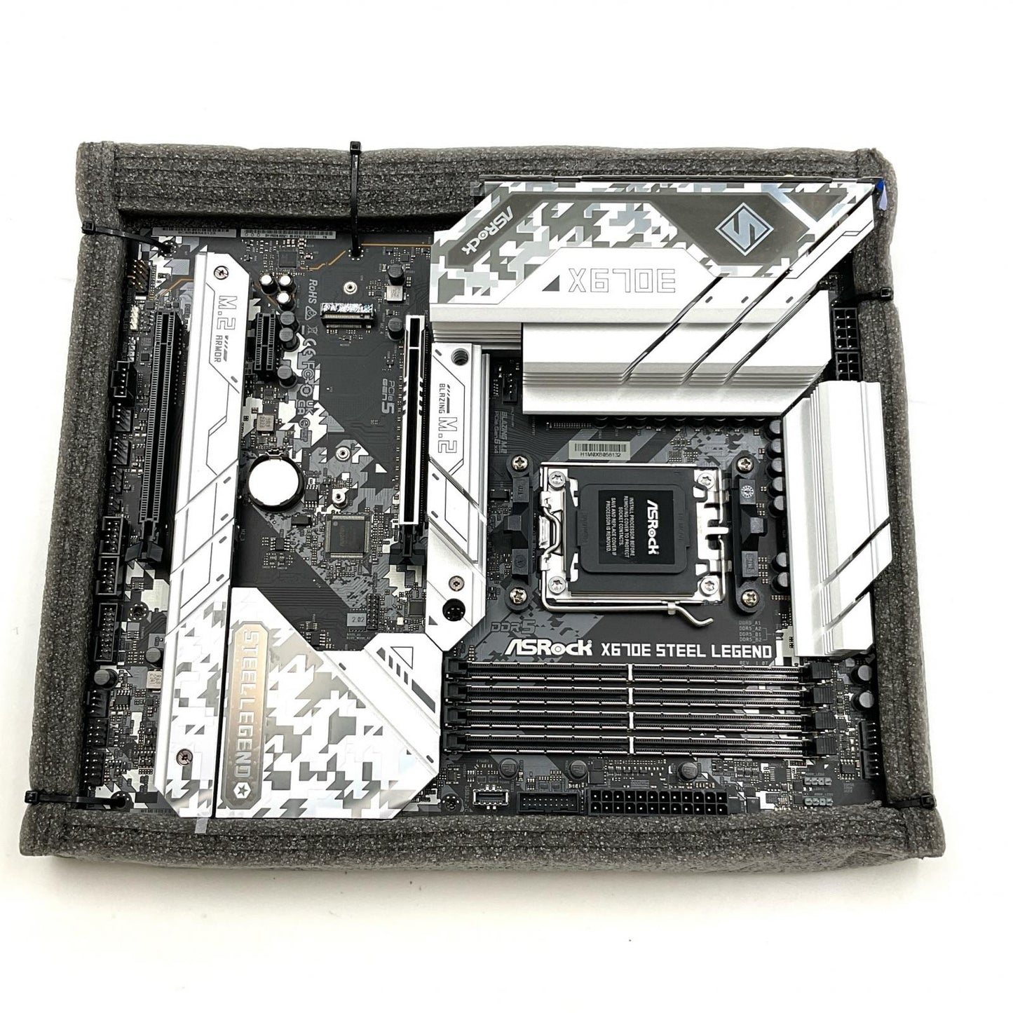 【全額返金保証】【最速発送】ASRock マザーボード X670E STEEL LEGEND 90-MXBJ40-A0UAYZ 超美品 動作確認済