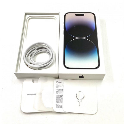 【全額返金保証】【最速発送】Apple iPhone iPhone 14 Pro 256GB スペースブラック SIMフリー 動作確認済 87%