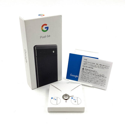 【全額返金保証】【最速発送】Google Pixel 6a 128GB Charcoal Softbank GB17L 白ロム 美品 動作確認済