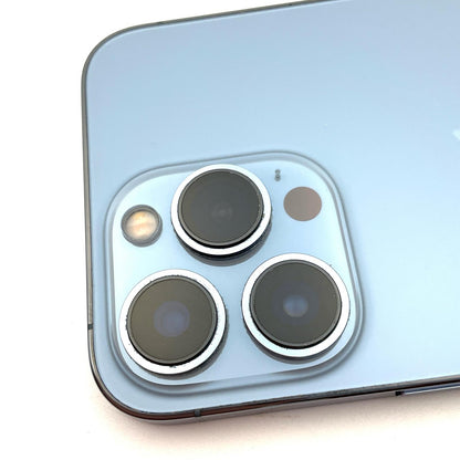 【全額返金保証】【最速発送】Apple iPhone iPhone 13 Pro 128GB シエラブルー au 動作確認済 86%