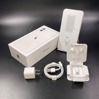 【全額返金保証】【最速発送】Apple iPhone iPhone 11 64GB ホワイト au SIMフリー 白ロム 動作確認済 70%