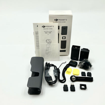 【全額返金保証】【最速発送】DJI DJI Pocket 2 Creatorコンボ ブラック 美品 動作確認済