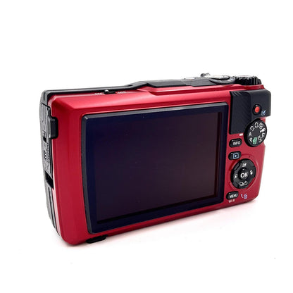 【全額返金保証】【最速発送】OM SYSTEM コンパクトデジタルカメラ Tough TG-7 レッド 美品 動作確認済
