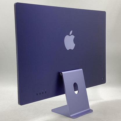 【全額返金保証】【最速発送】Apple iMac 24インチ M1 8コア 16GB SSD 256GB パープル 美品 動作確認済