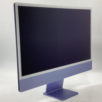 【全額返金保証】【最速発送】Apple iMac 24インチ M1 8コア 16GB SSD 256GB パープル 美品 動作確認済