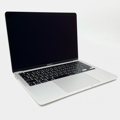 【全額返金保証】【最速発送】Apple MacBook Pro 13インチ 2022 Ｍ2 8GB SSD 512GB シルバー 93% 動作確認済