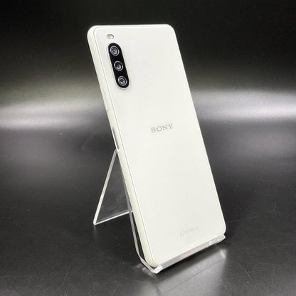 【全額返金保証】【最速発送】Sony Xperia 10 III 128GB ホワイト au SOG04 動作確認済