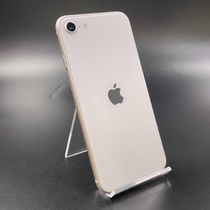 【全額返金保証】【最速発送】Apple iPhone iPhone SE（第3世代） 64GB スターライト 楽天モバイル SIMフリー 白ロム 美品 動作確認済 98%