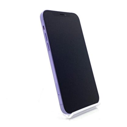 【全額返金保証】【最速発送】Apple iPhone iPhone 12 64GB パープル au 白ロム 動作確認済 77%