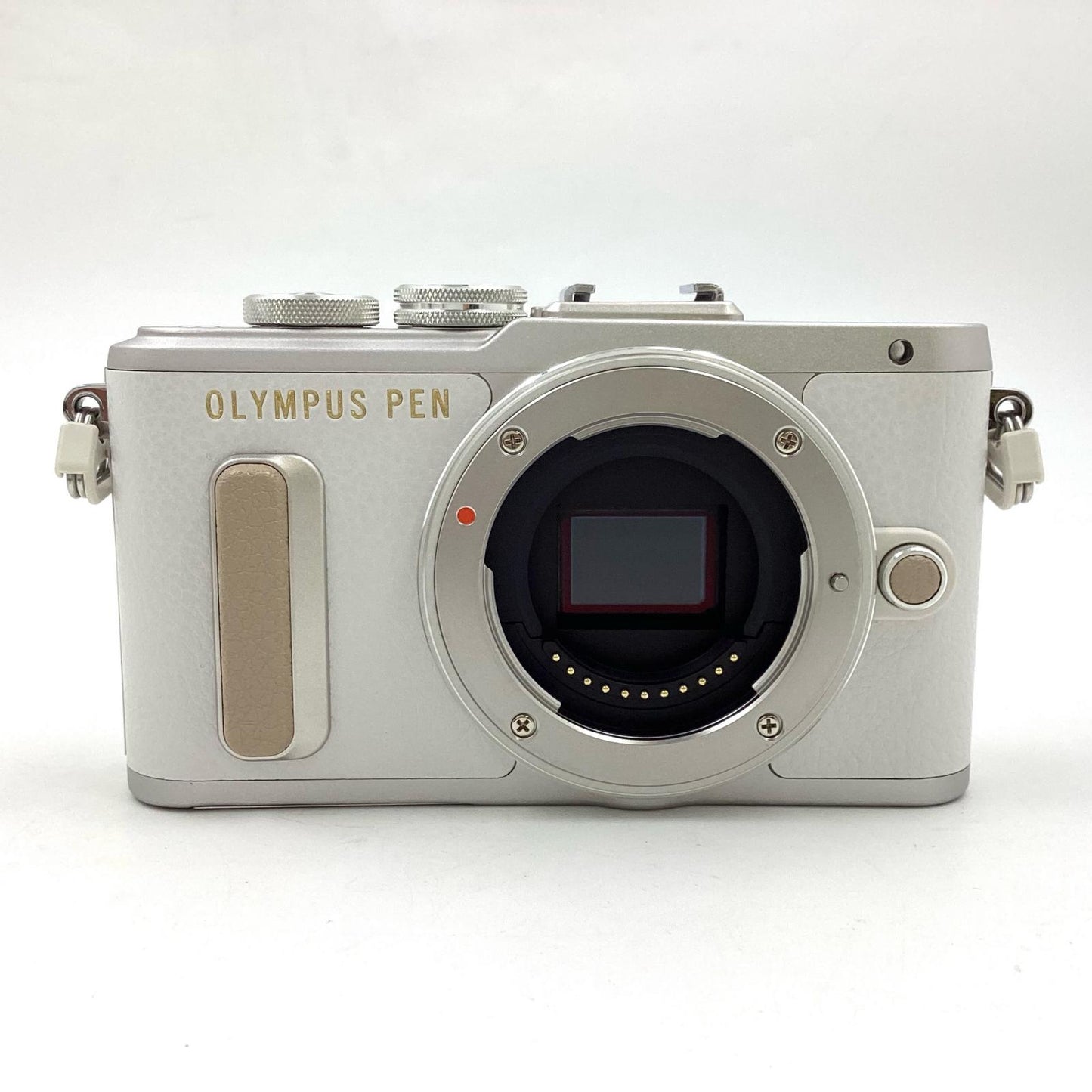 【全額返金保証】【最速発送】OLYMPUS デジタル一眼 PEN E-PL8 EZダブルズームキット ホワイト 美品 動作確認済