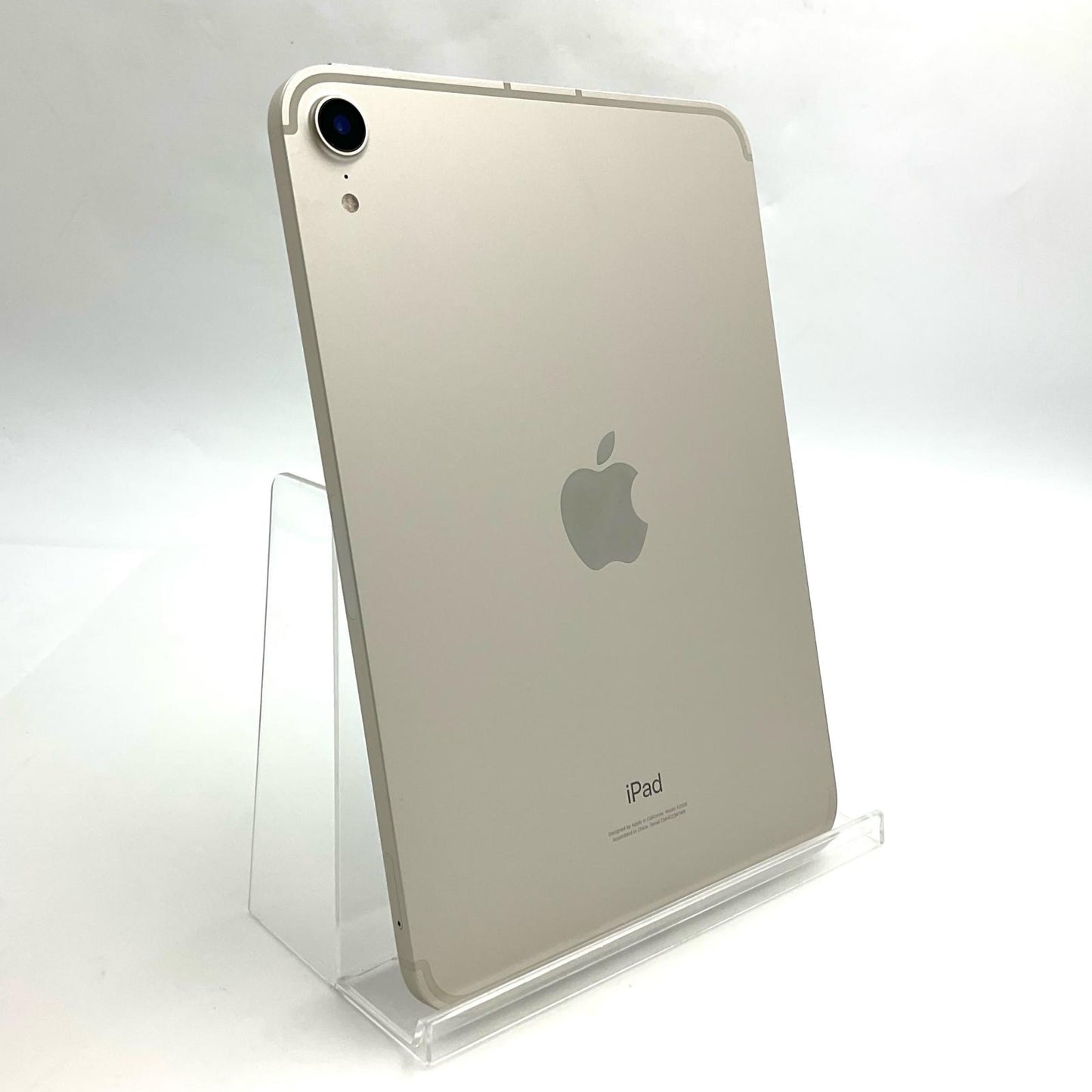 【全額返金保証】【最速発送】Apple iPad mini 8.3インチ 第6世代 64GB スターライト WiFi+Cellular SIMフリー 白ロム 美品 動作確認済
