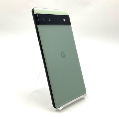 【全額返金保証】【最速発送】Google Pixel Pixel　6a 128GB セージ au SIMフリー GB17L 白ロム 動作確認済
