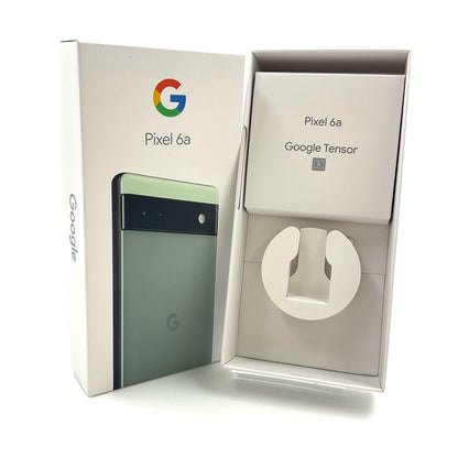 【全額返金保証】【最速発送】Google Pixel Pixel　6a 128GB セージ au SIMフリー GB17L 白ロム 動作確認済