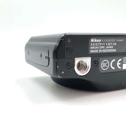 【全額返金保証】【最速発送】Nikon コンパクトデジタルカメラ COOLPIX S9400 [マットブラック] 動作確認済