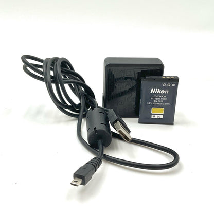 【全額返金保証】【最速発送】Nikon コンパクトデジタルカメラ COOLPIX S9400 [マットブラック] 動作確認済