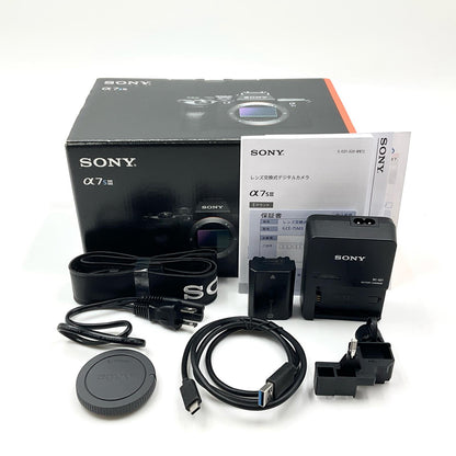 【全額返金保証】【最速発送】Sony デジタル一眼 α7S III ILCE-7SM3 ボディ ブラック 超美品 動作確認済