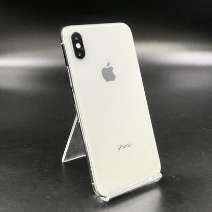 【全額返金保証】【最速発送】Apple iPhone iPhone X 64GB シルバー docomo 白ロム 動作確認済 78%