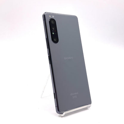 【全額返金保証】【最速発送】Sony Xperia Xperia　1II 128GB パープル docomo SIMフリー SO-51A 白ロム 動作確認済