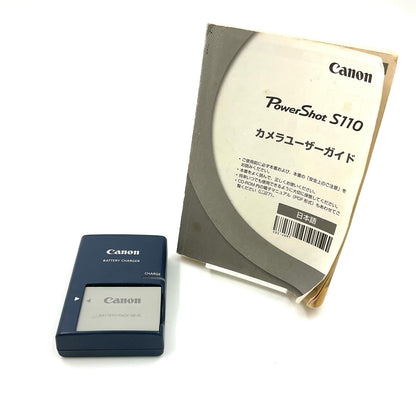 【全額返金保証】【最速発送】Canon コンパクトデジタルカメラ PowerShot S110 ホワイト 動作確認済