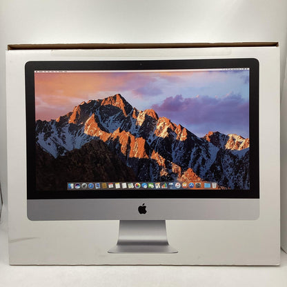 【全額返金保証】【最速発送】Apple iMac 27インチ 3.2 GHz Intel Core i5 16GB フュージョンドライブ 1TB シルバー 動作確認済