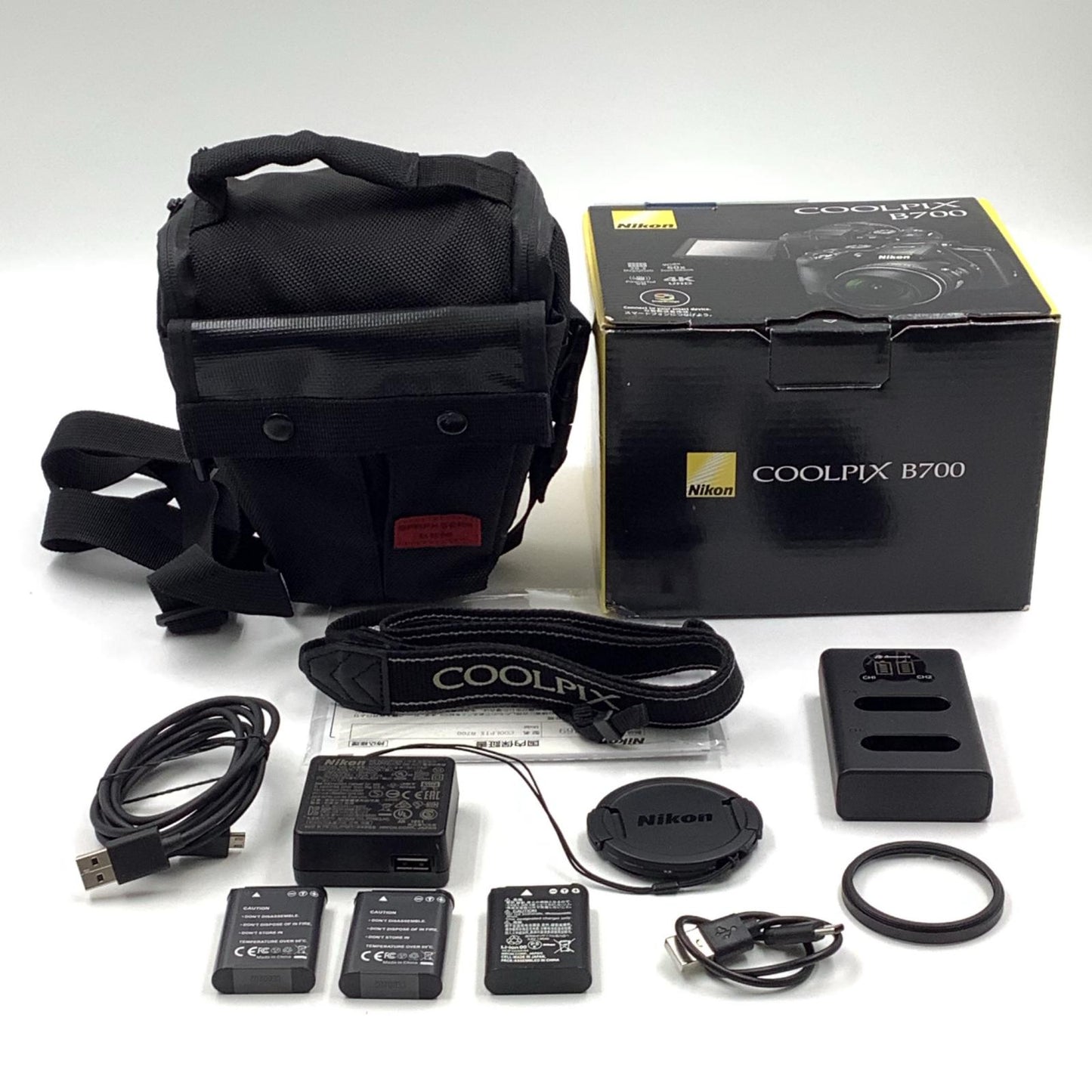 【全額返金保証】【最速発送】Nikon コンパクトデジタルカメラ COOLPIX B700 美品 動作確認済