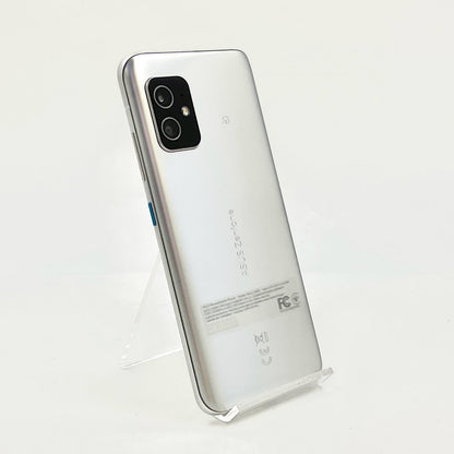 【全額返金保証】【最速発送】ASUS Zenfone 8 128GB ホライゾンシルバー SIMフリー Zenfone8 白ロム 超美品 動作確認済