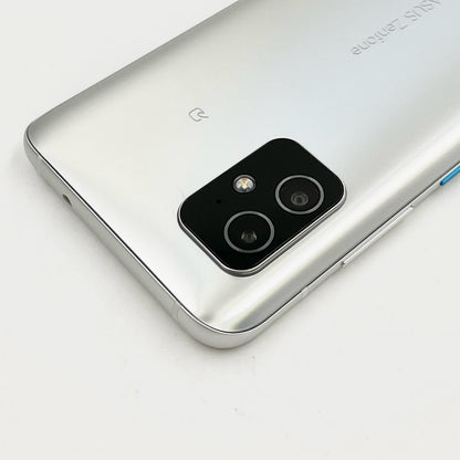 【全額返金保証】【最速発送】ASUS Zenfone 8 128GB ホライゾンシルバー SIMフリー Zenfone8 白ロム 超美品 動作確認済