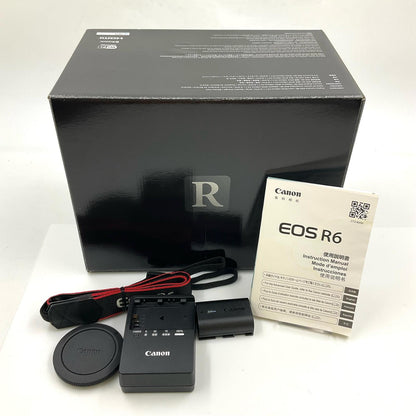 【全額返金保証】【最速発送】Canon デジタル一眼 EOS R6 ボディ ブラック 超美品 動作確認済