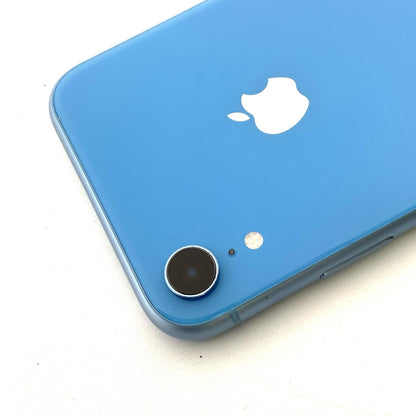 【全額返金保証】【最速発送】Apple iPhone iPhone XR 64GB ブルー Softbank 白ロム 動作確認済