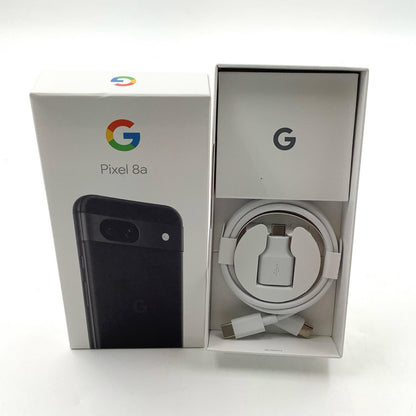 【全額返金保証】【最速発送】Google Pixel 8a 128GB Obsidian au G576D 白ロム 超美品 動作確認済