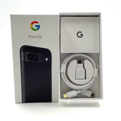 【全額返金保証】【最速発送】Google Pixel 8a 128GB Obsidian au G576D 白ロム 超美品 動作確認済