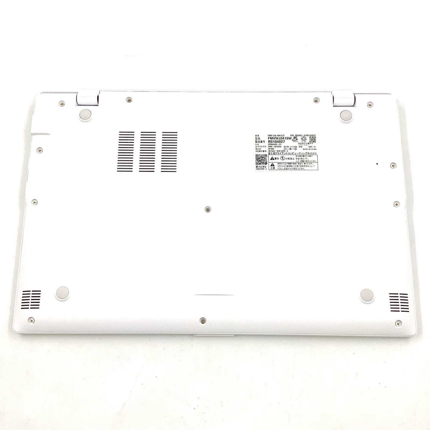 【全額返金保証】【最速発送】FUJITSU FMV Lite FMVWJ2A15W 12th Gen Intel(R) Core(TM) i5-1235U 1.30GHz 16GB M.2 SSD 512GB 100% 美品 動作確認済