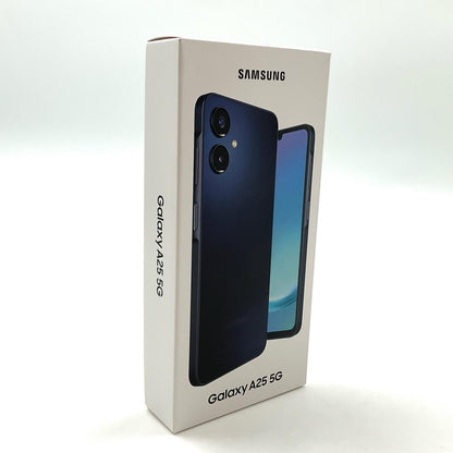 【全額返金保証】【最速発送】SAMSUNG Galaxy A25 5G 64GB ブラック au SCG33SKA 白ロム 新品未開封 即納OK