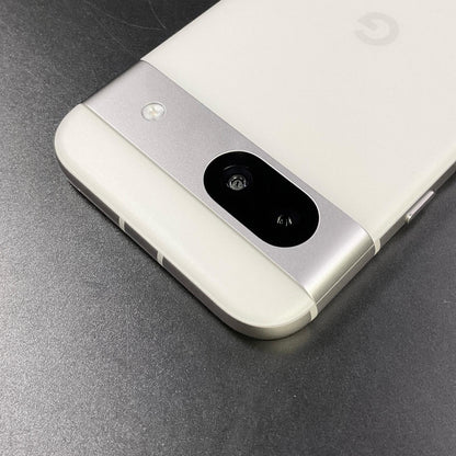 【全額返金保証】【最速発送】Google Pixel 8a 128GB Porcelain au G576D 白ロム 超美品 動作確認済