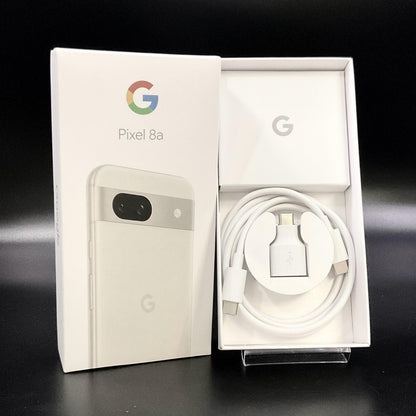 【全額返金保証】【最速発送】Google Pixel 8a 128GB Porcelain au G576D 白ロム 超美品 動作確認済