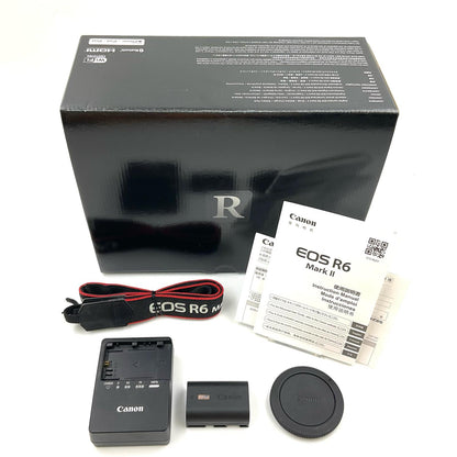 【全額返金保証】【最速発送】Canon デジタル一眼 EOS R6 Mark II ボディ ブラック 超美品 動作確認済