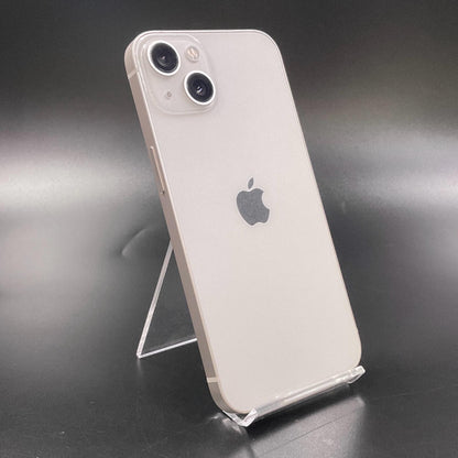 【全額返金保証】【最速発送】Apple iPhone iPhone 13 128GB スターライト au SIMフリー 白ロム 動作確認済 82%