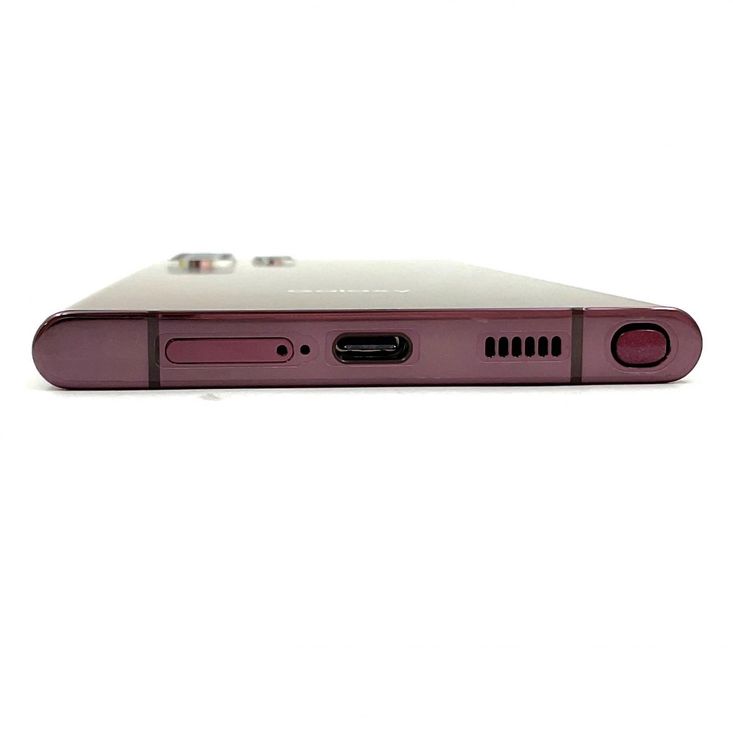 【全額返金保証】【最速発送】SAMSUNG Galaxy S22 Ultra 256GB バーカンディ docomo SC-52C 白ロム 動作確認済