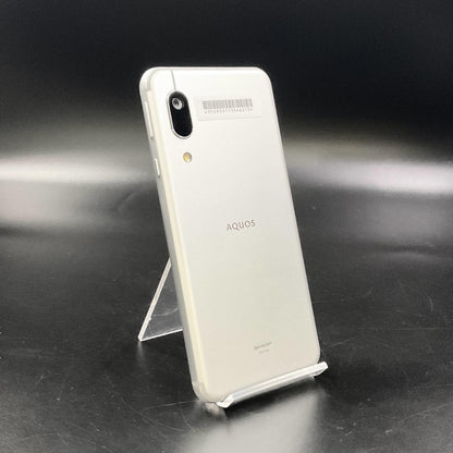 【全額返金保証】【最速発送】SHARP AQUOS sence3 basic 32GB シルバー au SHV48 白ロム 動作確認済