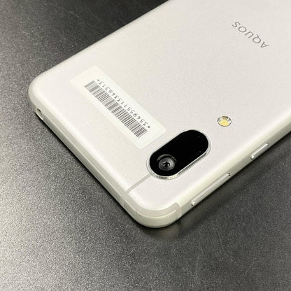 【全額返金保証】【最速発送】SHARP AQUOS sence3 basic 32GB シルバー au SHV48 白ロム 動作確認済