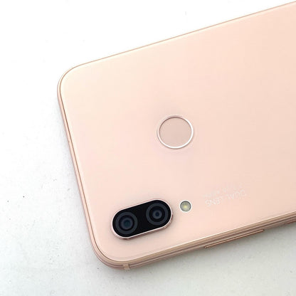 【全額返金保証】【最速発送】Huawei P lite P20 lite 32GB サクラピンク SIMフリー ANE-LX2J 美品 動作確認済