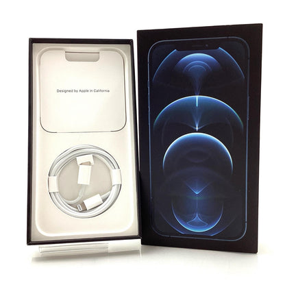 【全額返金保証】【最速発送】Apple iPhone iPhone 12 Pro Max 128GB パシフィックブルー au 白ロム 動作確認済 77%