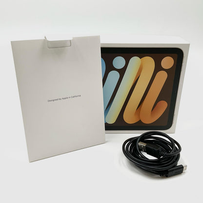 【全額返金保証】【最速発送】Apple iPad mini 8.3インチ 第6世代 64GB スターライト WiFi+Cellular au SIMフリー 白ロム 動作確認済