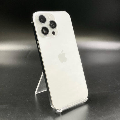 【全額返金保証】【最速発送】Apple iPhone iPhone 14 Pro Max 1TB シルバー au 白ロム 動作確認済 89%