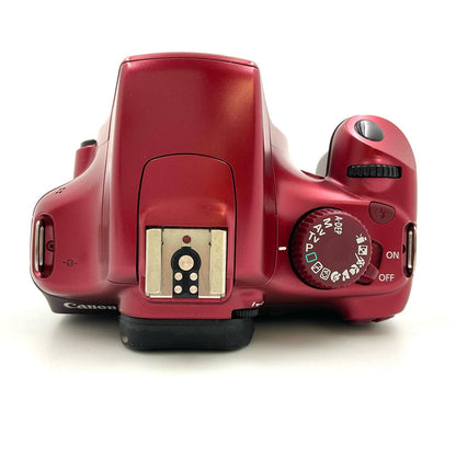 【全額返金保証】【最速発送】Canon デジタル一眼 EOS Kiss X50 EF-S18-55 IS II レンズキット [レッド] 動作確認済